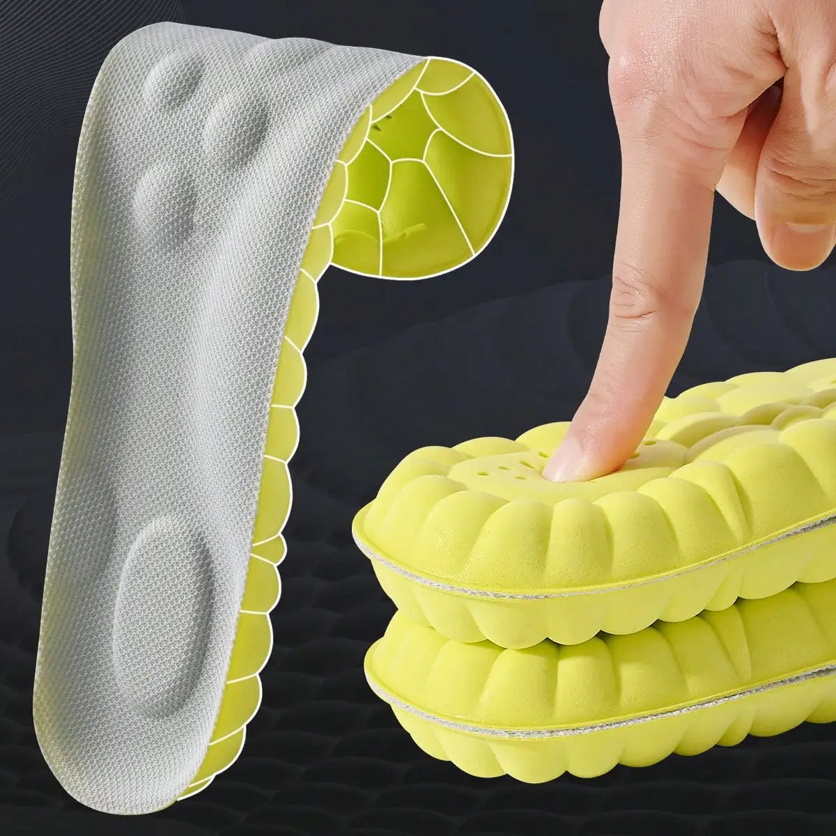 Weiche Komfort-Einlegesohlen mit Gel-Dämpfung – Entlastung für Füße & Gelenke