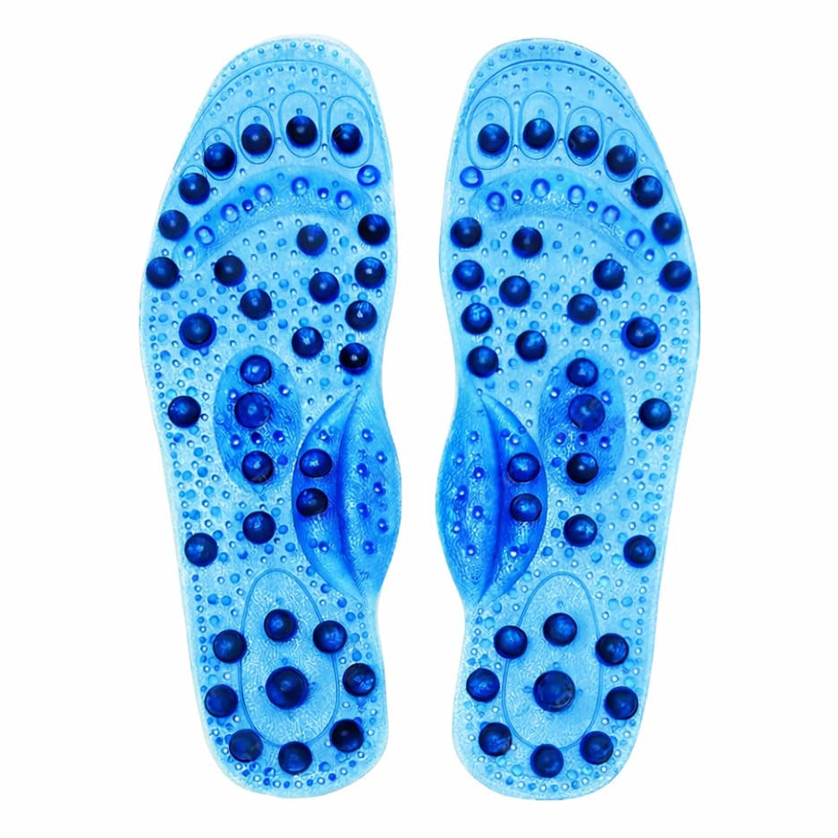 Magnet Therapie Silikon Einlegesohlen – Akupressur Massage Sohlen für Damen und Herren