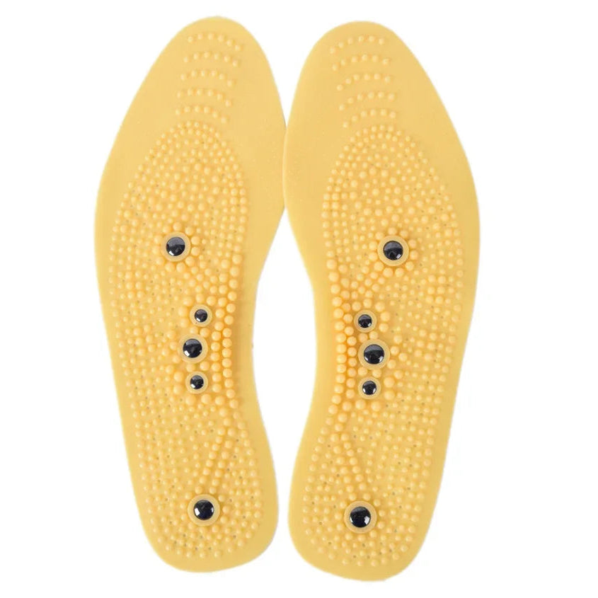 PVC Magnet Therapie Einlegesohlen – Komfort Massage Sohlen für Damen und Herren