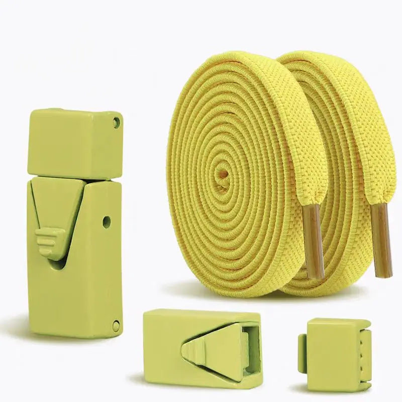 Elastische Schnürsenkel Ohne Binden – Press Lock Flache Sneaker Schnürsenkel für Kinder und Erwachsene