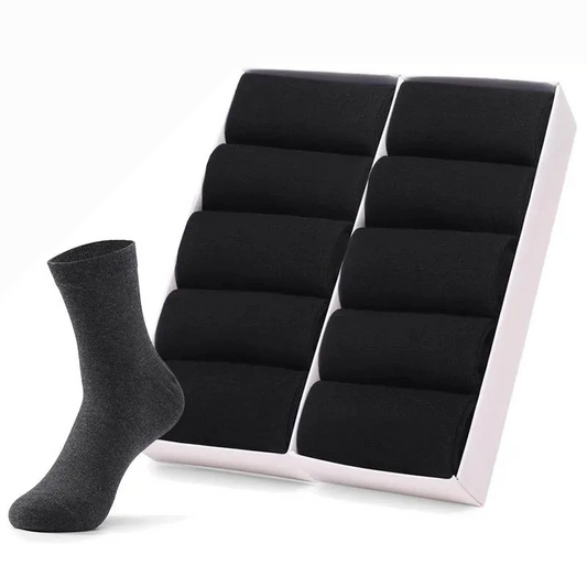 Herren Business Socken 10 Paar – Klassische Baumwollsocken für Büro, Alltag & Anzug