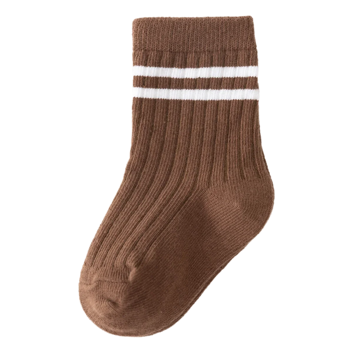 Baby Crew Socken für Jungen & Mädchen – Gestreifte Dicke Baumwoll Rippen Kurzsocken für Herbst Kinder & Grundschüler