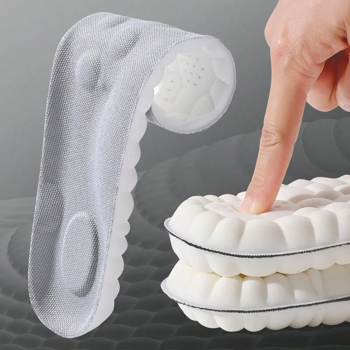 Weiche Komfort-Einlegesohlen mit Gel-Dämpfung – Entlastung für Füße & Gelenke