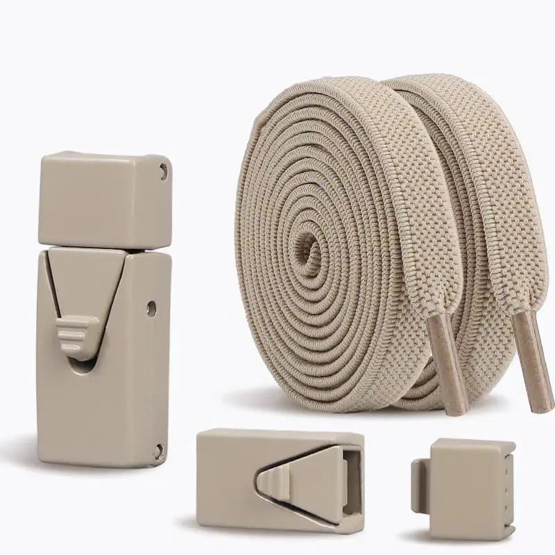 Elastische Schnürsenkel Ohne Binden – Press Lock Flache Sneaker Schnürsenkel für Kinder und Erwachsene