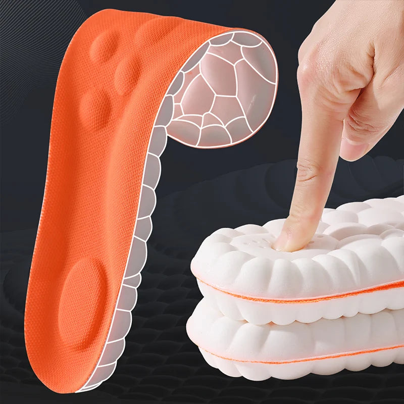 Weiche Komfort-Einlegesohlen mit Gel-Dämpfung – Entlastung für Füße & Gelenke