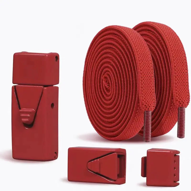 Elastische Schnürsenkel Ohne Binden – Press Lock Flache Sneaker Schnürsenkel für Kinder und Erwachsene